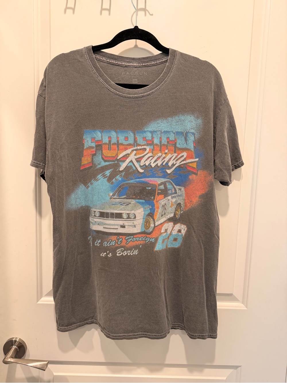 PacSun Foreign Racing Graphic T-Shirt Size M
